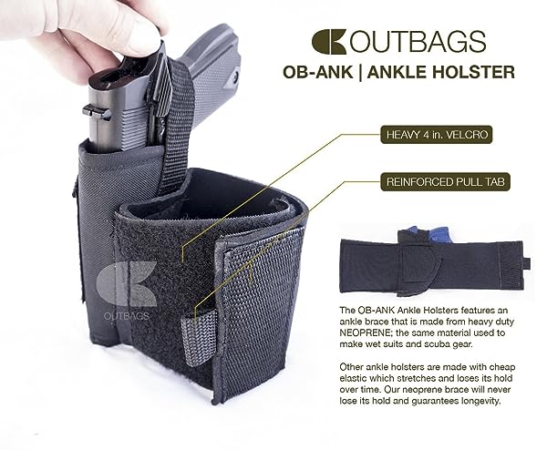 Outbags OB-31ANK Nylon Ankle Holster