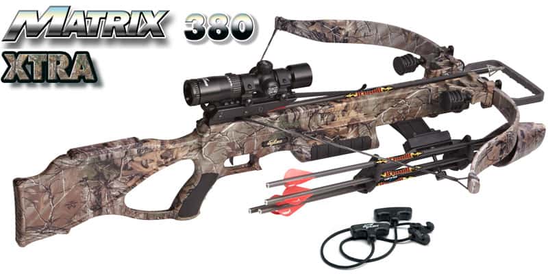 Excalibur Matrix 380 Crossbow Package, Realtree Xtra, 260-Pound