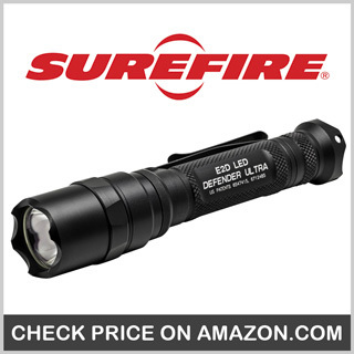SureFire E2D Defender Ultra Dual-Output Flashlight - Best Police Flashlight